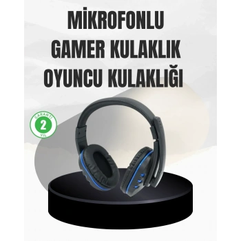 Stereo Oyun Kulaklığı – Güçlü Bas, Mikrofonlu Ve Konforlu Tasarım