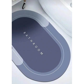 Süper Su Emici Kaymaz Tabanlı Banyo Paspası ( 40x60 )cm