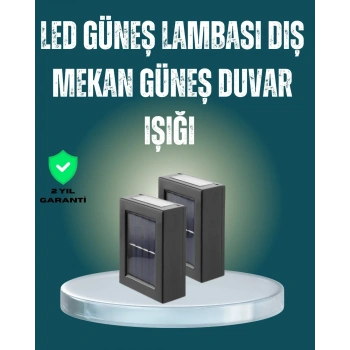 Suya Dayanıklı Güneş Enerjili Bahçe Lambası