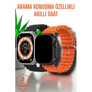 Suya Ve Toza Dayanıklı 45 Mm Akıllı Saat Bildirim Ve Cevapsız Çağrı Görüntüleme