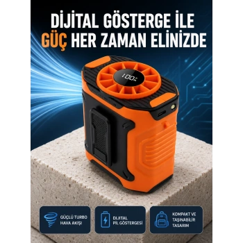 Taşınabilir Çok Fonksiyonlu Soğutma Fanı