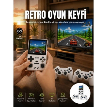 Taşınabilir El Konsolu Kablosuz Gamepadli Yeni Nesil