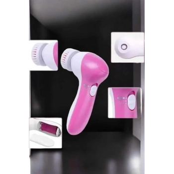 Taşınabilir Yüz Temizleme Cihazı Masaj, Peeling, Temizlik 5 Başlıklı