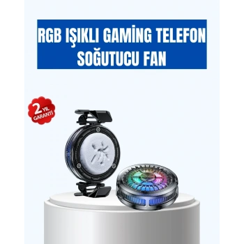 Telefon Soğutucu Rgb Fan Sessiz Çalışma Tüm Modeller Uyumlu
