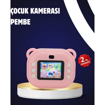 Termal Baskılı Şipşak Kamera – 1080p Hd, 24mp, Çift Lensli Ve Müzik Oynatıcılı