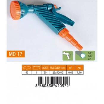 TETİKLİ TABANCA SÜZEK 1/2-5/8-3/4 NORMAL REKOR (5263)