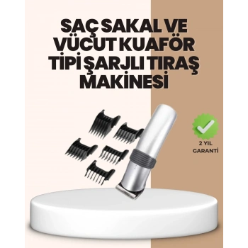 Tıraş Makinesi Temizlik Ve Yağlama Setiyle Birlikte