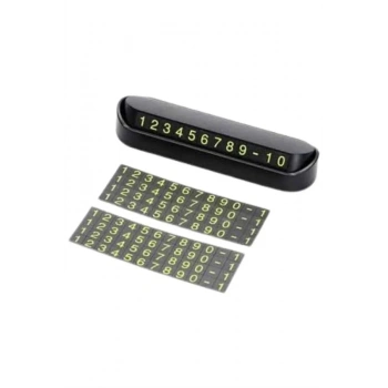 Tüm Araçlara Uyumlu Araç Içi Park Numaratör Oto Araç Numaratör