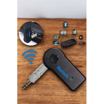 Tüm Araçlara Uyumlu Aux Car Bluetooth Kablosuz Araç Bağlantı Kiti