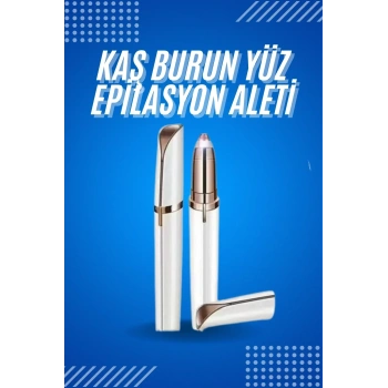 Tüy Kıl Alma Kaş Bıyık Unisex Yüz Bakım Epilasyon Aleti Pilli