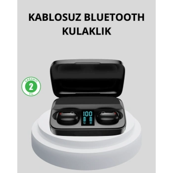 Tws Bluetooth Kulaklık 1800mah Şarj Kutulu Dijital Ekranlı