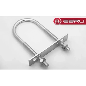 U Civata, Karşılık Demiri + Somunlu - M8x50 - 2 Set