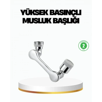 Üç Segmentli 1080 Derece Musluk Atı Esnek Döner Havalandırıcı Pratik Kullanım