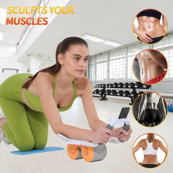 Ultimate Sup, Abs Tekerlekli Silindir, Abs Egzersizi, Silindirli Egzersiz, Fitness Ekipmanı (5263)