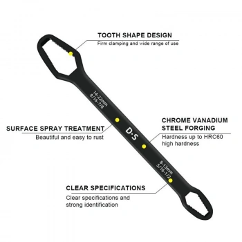 Universal Anahtarı Çift kafalı  Çok Fonksiyonlu 6-22mm (5263)