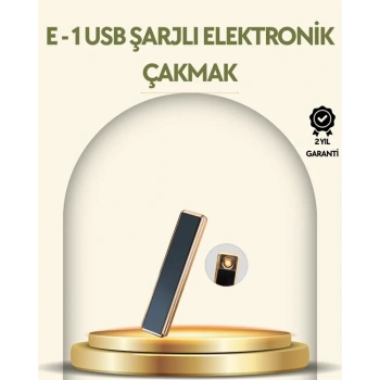 Usb Şarjlı Alevsiz Elektronik Çakmak – Rüzgara Dayanıklı, Gazsız, Güvenli Kullanım