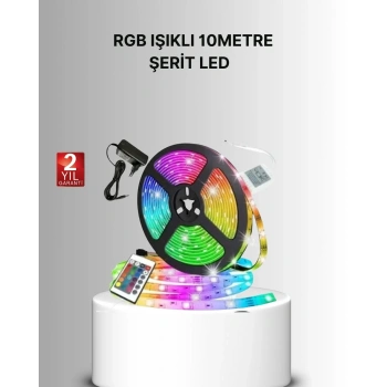 Uzaktan Kumandalı Rgb Smart Şerit Led Işık Esnek Ve Taşınabilir Dekorasyon