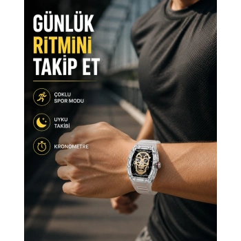 Uzun Pil Ömürlü Akıllı Saat Spor Ve Günlük Kullanım Yeni Nesil