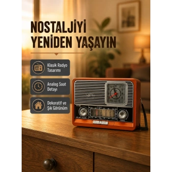 Vintage Radyo – Nostaljik Tasarım Ve Modern Teknoloji Bir Arada