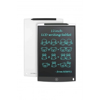 Vothoon 12 Inc Writing Lcd Grafik Dijital Kalemli Çizim Tableti Yazı Tahta Not Yazma Eğitim Tableti