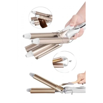 Wag Maşa Yeni Nesil Yüksek Isı Ayarlı Seramik Kaplama Saç Şekillendirici Doğal Bukle