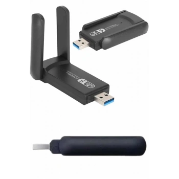 Wifi Alıcı Dual Band Usb 3.0 Adaptör Kablosuz Windows 7/8/10/11