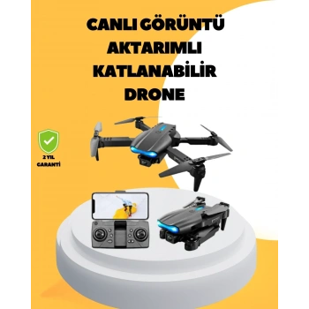 Wifi Fpv Canlı Görüntü Aktarımlı Katlanabilir Drone