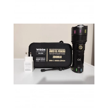 Ws-550 30w 3000 Lümen Zoomlu Profosyonel El Feneri (5263)