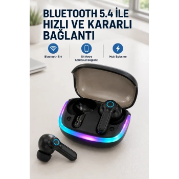 Ws Bluetooth Kulaklık Quad Enc Hd Voice 500mah Şarj Kutulu Kablosuz Kulaklık