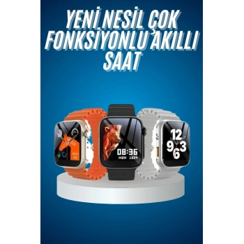 Yeni Nesil Akıllı Saat Müzik Dinleme Bildirim Görme Sesli Asistan Desteği