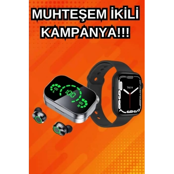 Yeni Nesil Akıllı Saat Ve Ucuz Kaliteli Bluetooth Kablosuz Kulaklık Amoled Ekran