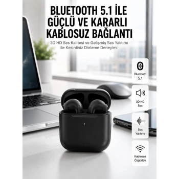 Yeni Nesil Bluetooth Kulaklık İos Android Uyumlu Hd Ses Performansı