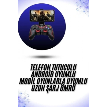 Yeni Nesil X3 Gamepad Android Uyumlu Telefon Tutucu Özellikli Joystick