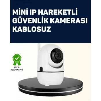 Yüksek Çözünürlüklü Hareket Takipli Kablosuz Güvenlik Kamerası – 1080p, Gece Görüşlü