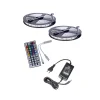 12V 10 Metre Silikonsuz RGB Şerit Led  44 Tuşlu Kumanda 5A Adaptörlü IP20 Set
