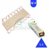 12 Volt 1.5 Watt 3 Lensli 10 Adet Beyaz Işık Modül ve 5 Amper Slim Trafolu Set