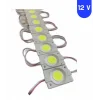 12 Volt 2.4 Watt Kare Beyaz Cob Led Modül IP65 10 Adet Modül