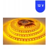 12 Volt 5 mm 2835 SMD Sarı Amber İç Mekan 120 Ledli 5 Metre Şerit Led