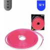 12 Volt 6x12 mm 120 Ledli Esnek Neon Led Kırmızı 5 metre IP65