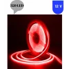 12 Volt 8 mm 320 Ledli Esnek Cob Şerit Kırmızı İç Mekan 5 Metre
