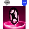 12 Volt 8 mm 320 Ledli Esnek Cob Şerit Pembe İç Mekan 5 Metre