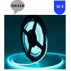 12 Volt 8 mm 320 Ledli Esnek Cob Şerit Turkuaz İç Mekan 5 Metre