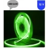 12 Volt 8 mm 480 Ledli Esnek Cob Şerit Yeşil Dış Mekan IP68 5 Metre