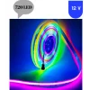 12 Volt 720 Ledli Esnek Cob Pixel Magic Kayar Şerit Led İç Mekan 5 Metre