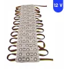 12 Volt Samsung 0.72 Watt 3 Lensli Rgb Led Modül IP65 10 Adet Modül
