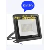 12V - 24V 50 Watt Siyah Slim Kasa 6500K Beyaz Işık IP 65 Led Projektör