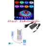 12V 5 Metre Silikonlu Amimasyonlu 5050 SMD Pixel Şerit Led SP611E Kumandalı 5A Adaptörlü IP65 Set