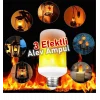 2 Adet 220 Volt 5 Watt Alev Led Ampül 3 Mod Yanma E27 Duy İç Mekan