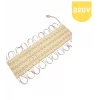 220 Volt 2 Watt 3 Lensli Günışığı 2835 SMD Led Modül IP65 10 Adet Modül