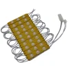 220 Volt 2 Watt 3 Lensli Amber Sarı 2835 SMD Led Modül IP65 10 Adet Modül